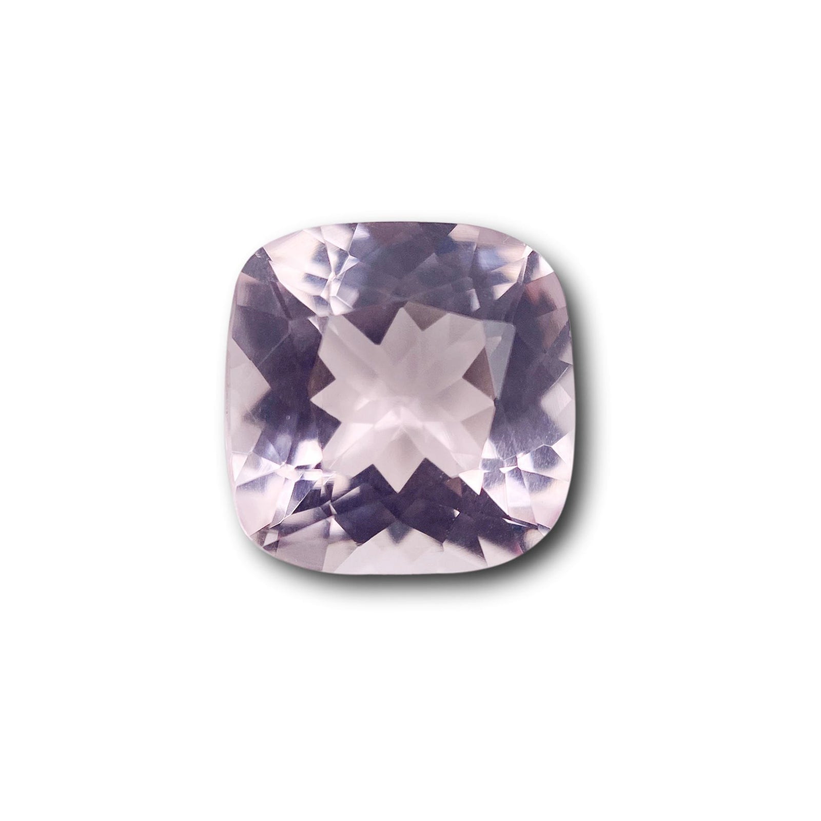 2.18ct |  Cushion Shape  Morganite - Modern Rustic Diamond