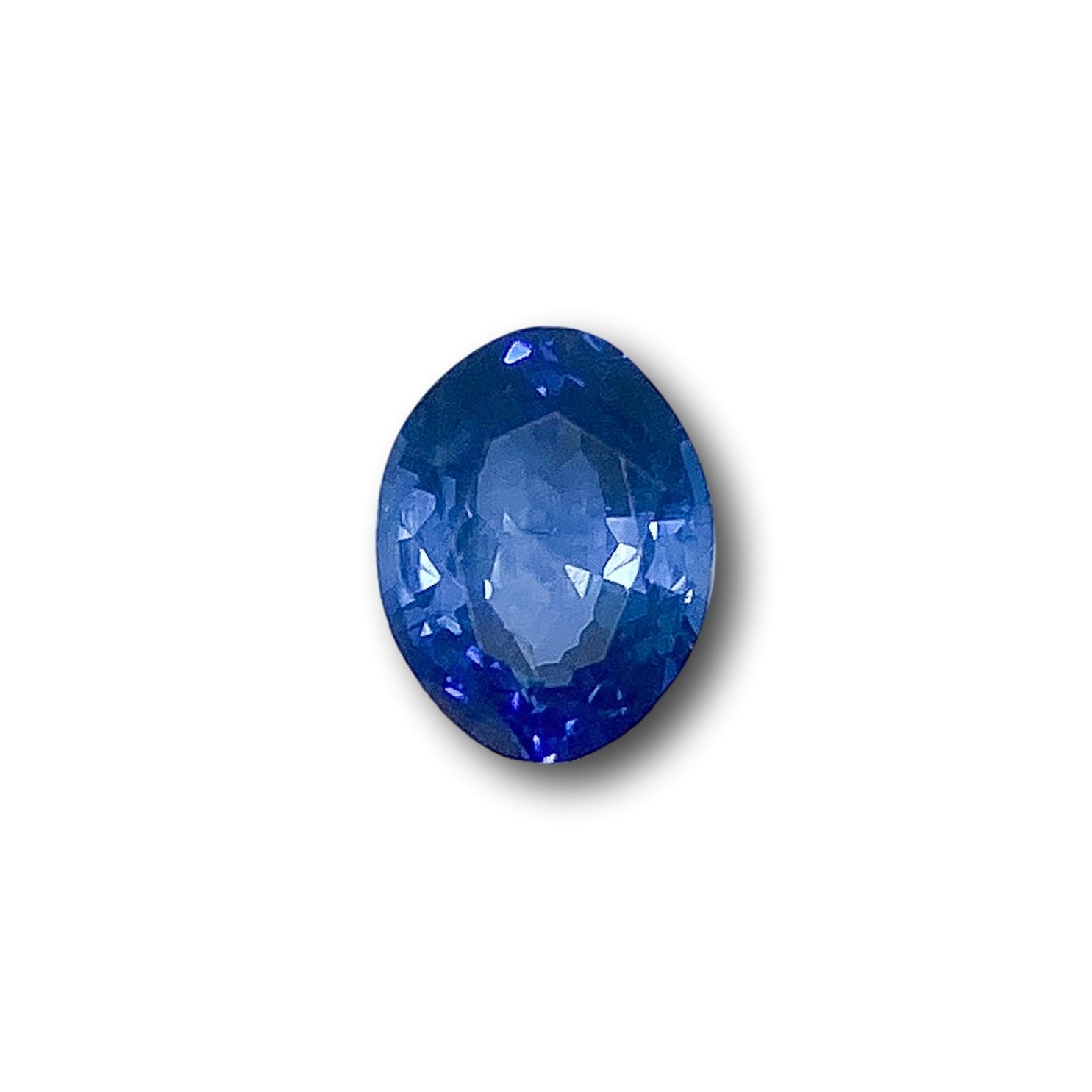 1.21ct | Brilliant Cut Oval Shape Blue Sapphire-Modern Rustic Diamond
