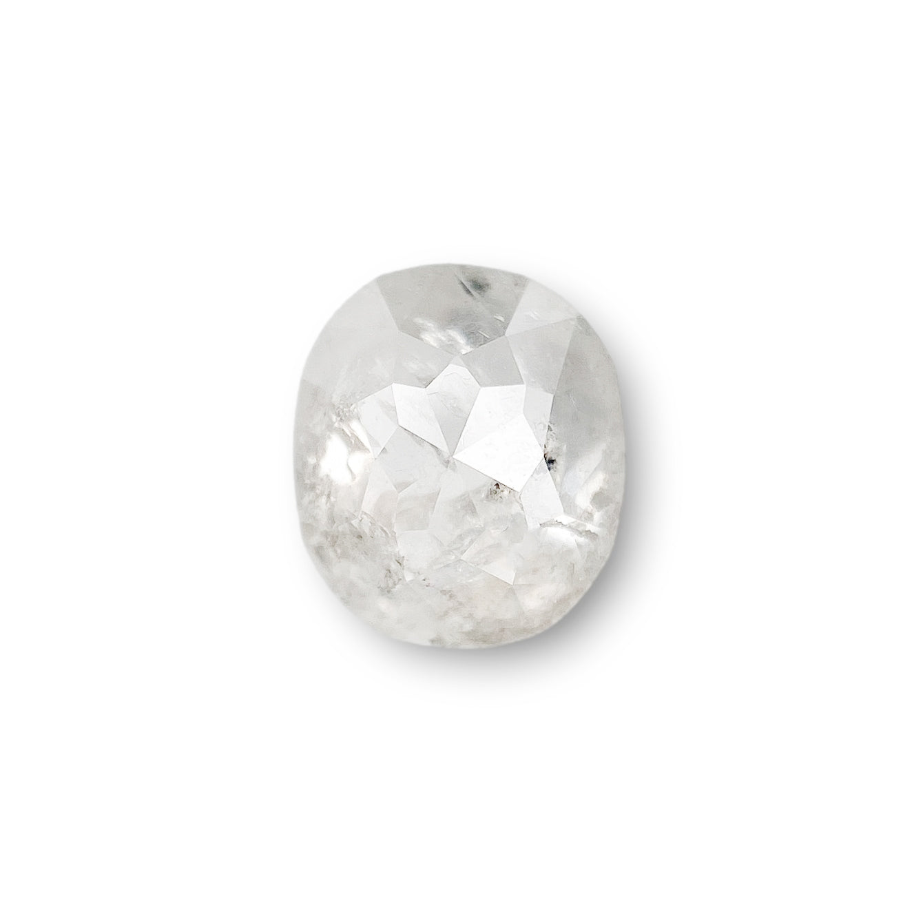 1.03ct | Rustic  Oval Shape Rose Cut Diamond - Modern Rustic Diamond