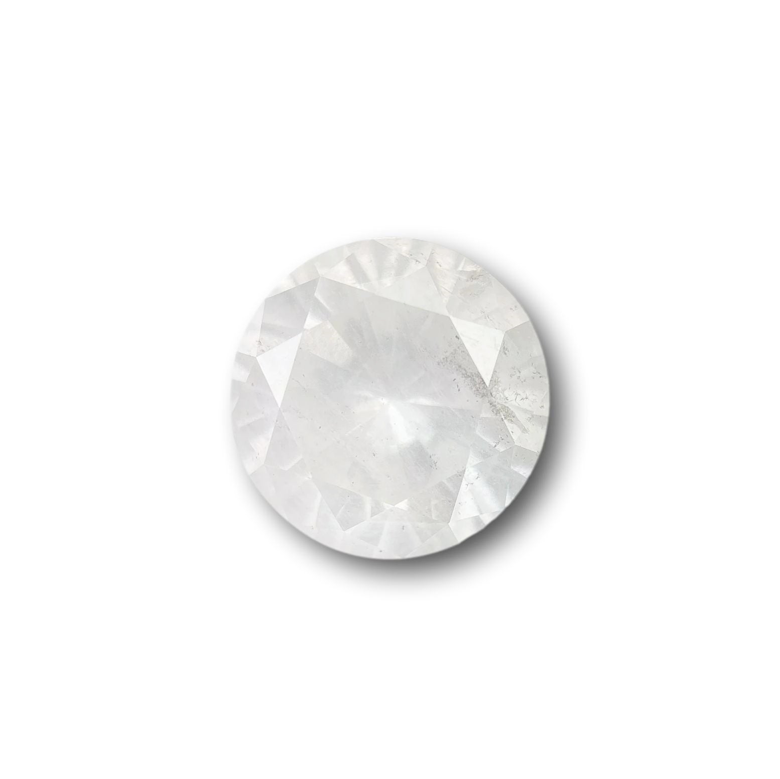 2.17ct | Salt & Pepper Round Shape Brilliant Cut Diamond - Modern Rustic Diamond