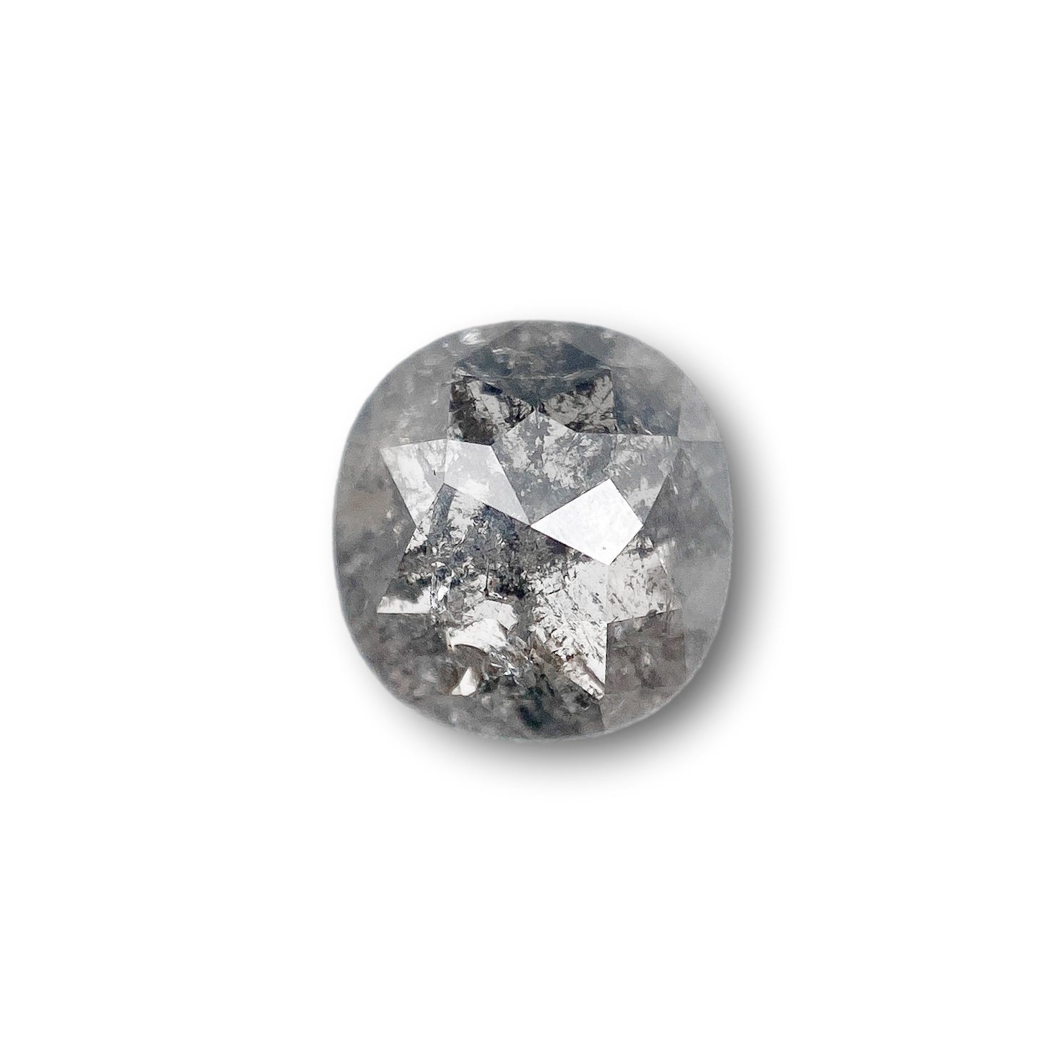 1.10ct | Rustic Cushion Shape Rose Cut Diamond - Modern Rustic Diamond