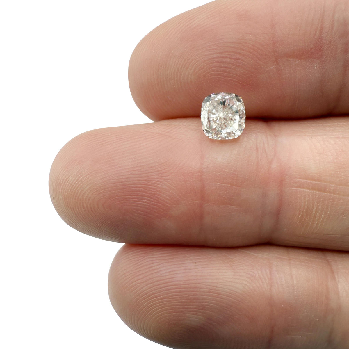 1.30ct | L/VVS2 Cushion Shape Brilliant Cut Diamond (GIA) - Modern Rustic Diamond
