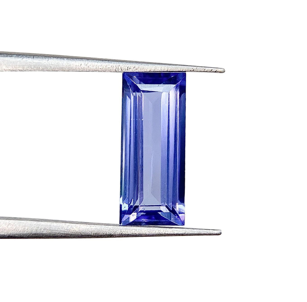 1.24ct | Baguette Shape Step Cut Tanzanite-Modern Rustic Diamond