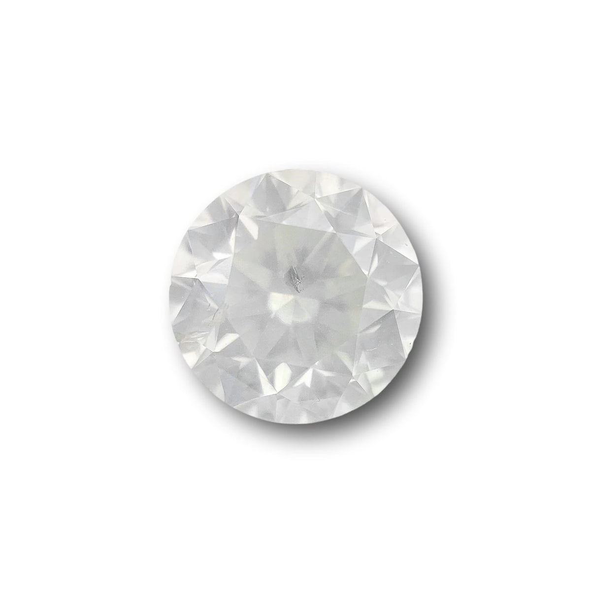 1.52ct | Salt &amp; Pepper Round Shape Brilliant Cut Diamond - Modern Rustic Diamond