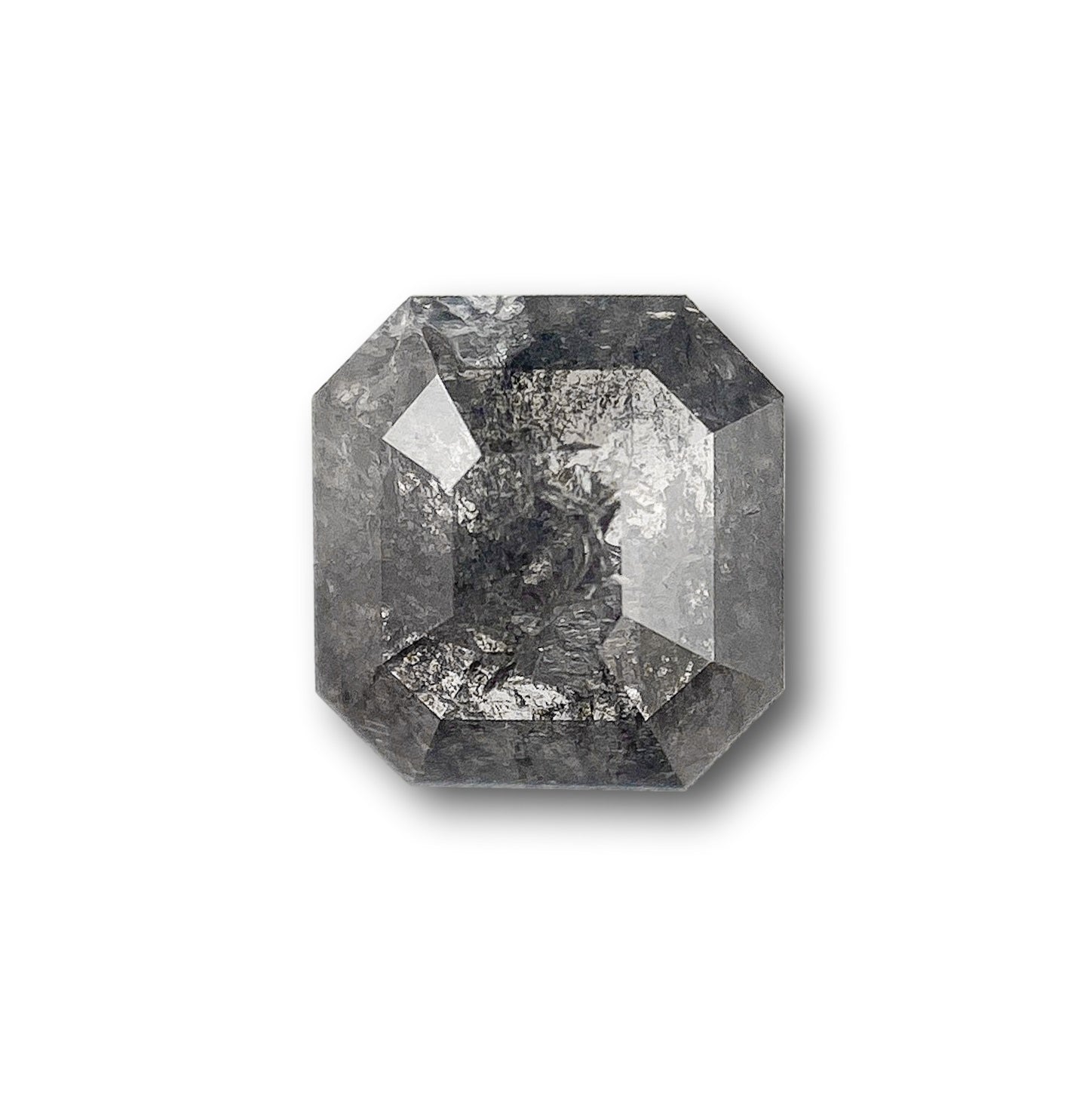 0.79ct | Rustic  Asscher Shape Step Cut Diamond - Modern Rustic Diamond