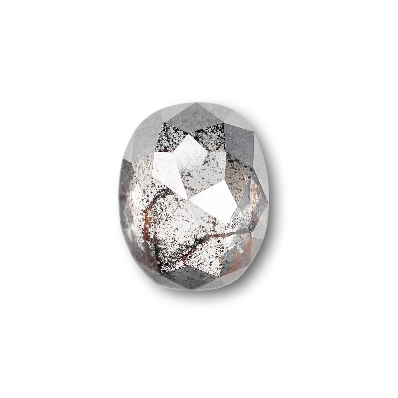 1.42ct | Rustic Cushion Shape Rose Cut Diamond - Modern Rustic Diamond