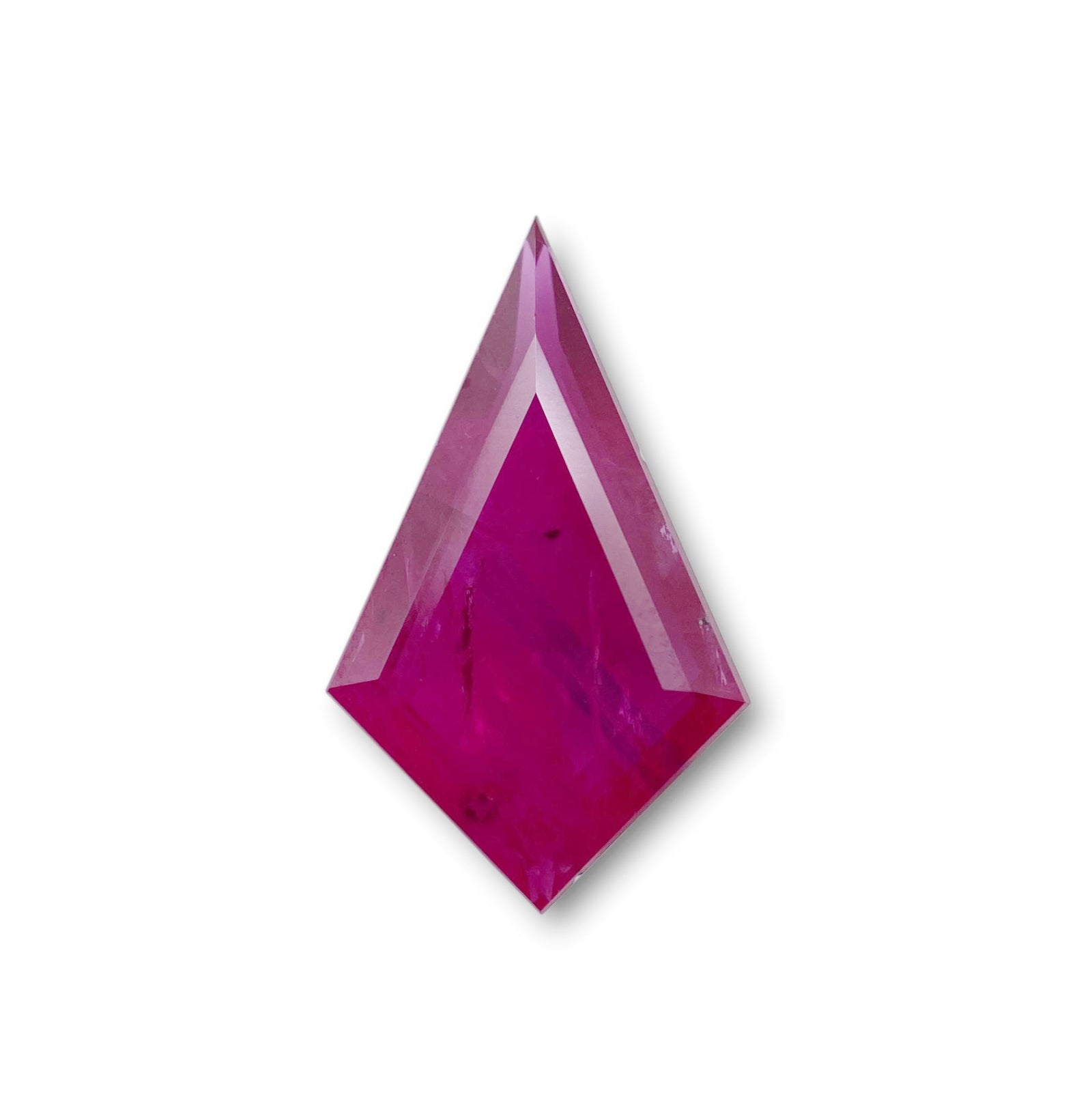 2.50ct | Red/ Kite Shape Step Cut Diamond - Modern Rustic Diamond