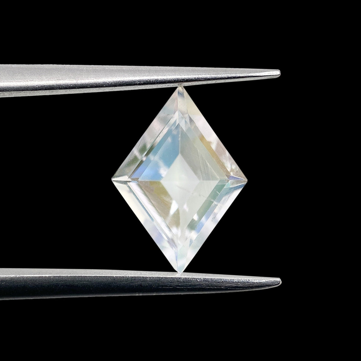 1.26ct |  Lozenge Shape Step Cut Moonstone - Modern Rustic Diamond