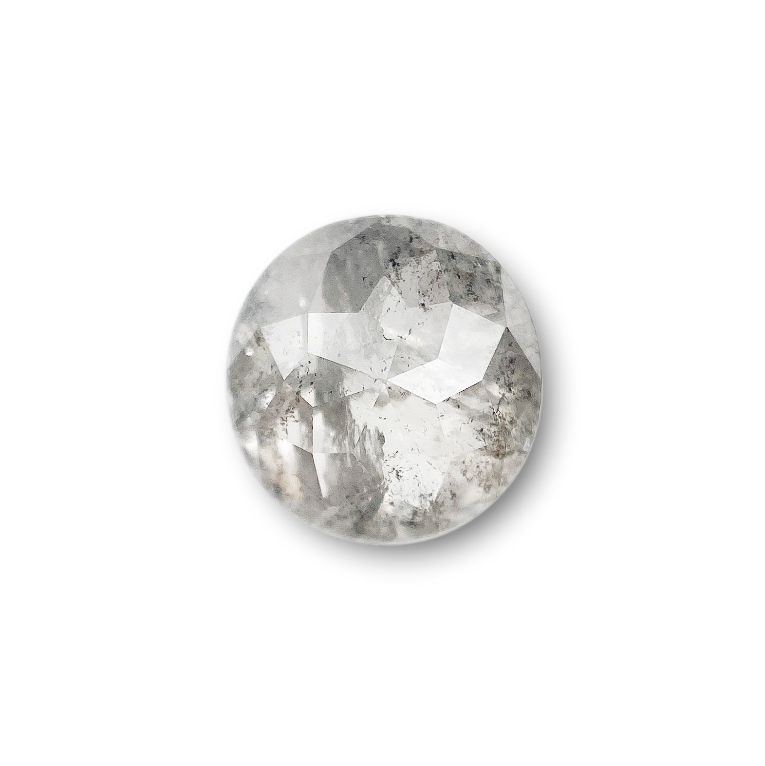 1.62ct | Rustic Round Shape Rose Cut Diamond - Modern Rustic Diamond