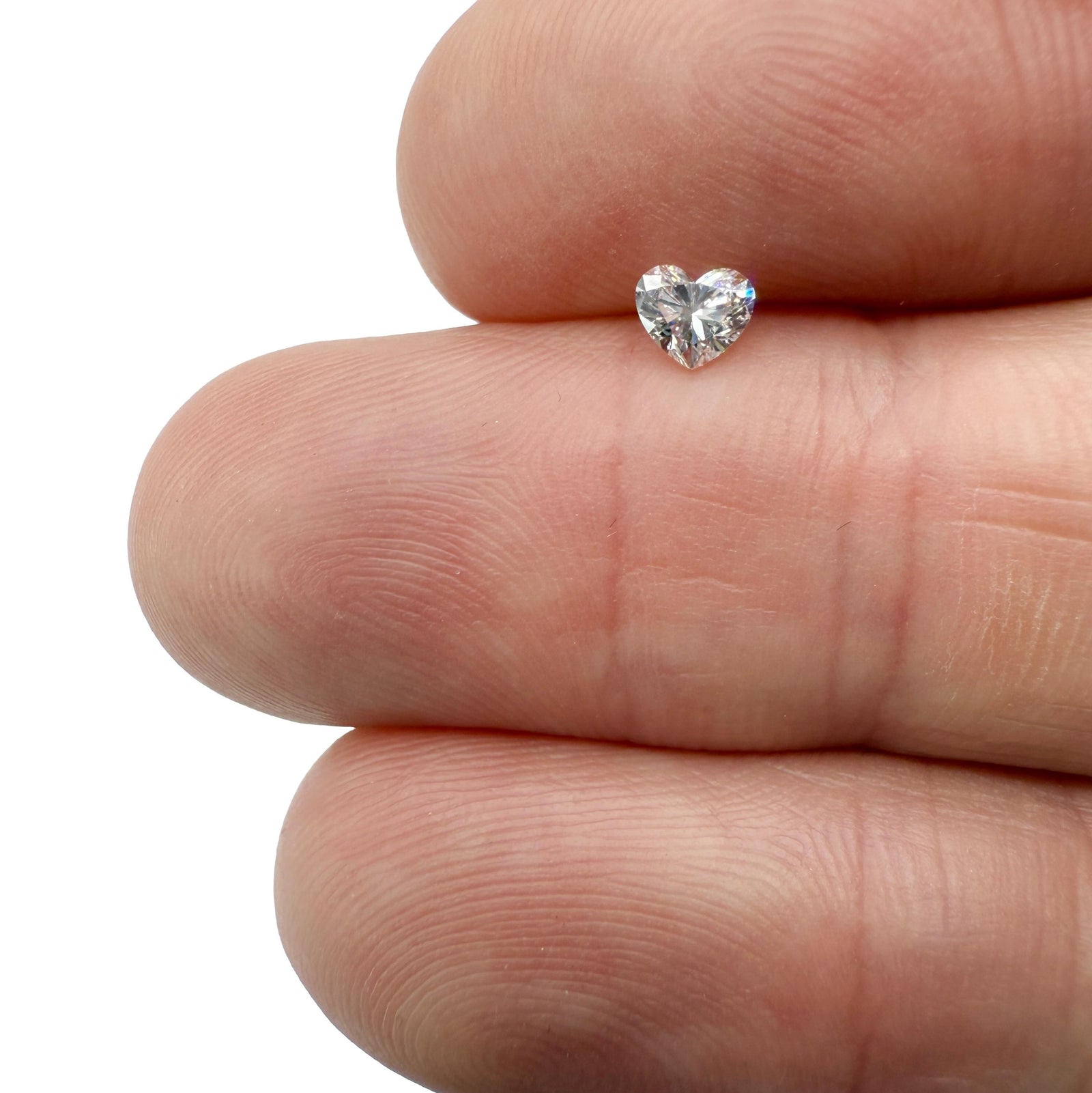 0.85ct | M/VVS1 Heart Shape Brilliant Cut Diamond (GIA) - Modern Rustic Diamond