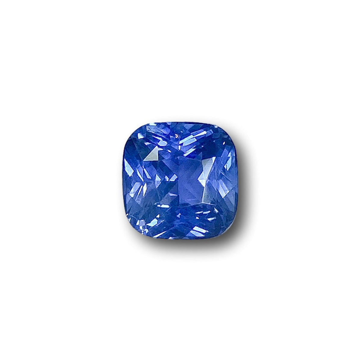 1.27ct | Brilliant Cut Cushion Shape Blue Sapphire-Modern Rustic Diamond