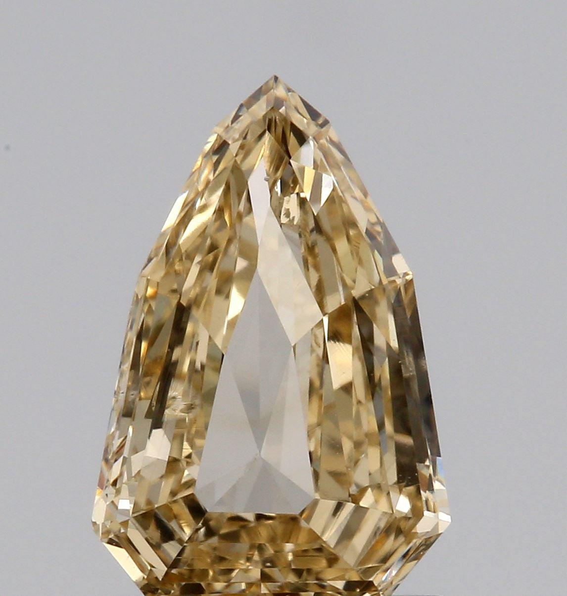 1.27ct | Champagne SI Cushion Shape Brilliant Cut Diamond-Modern Rustic Diamond
