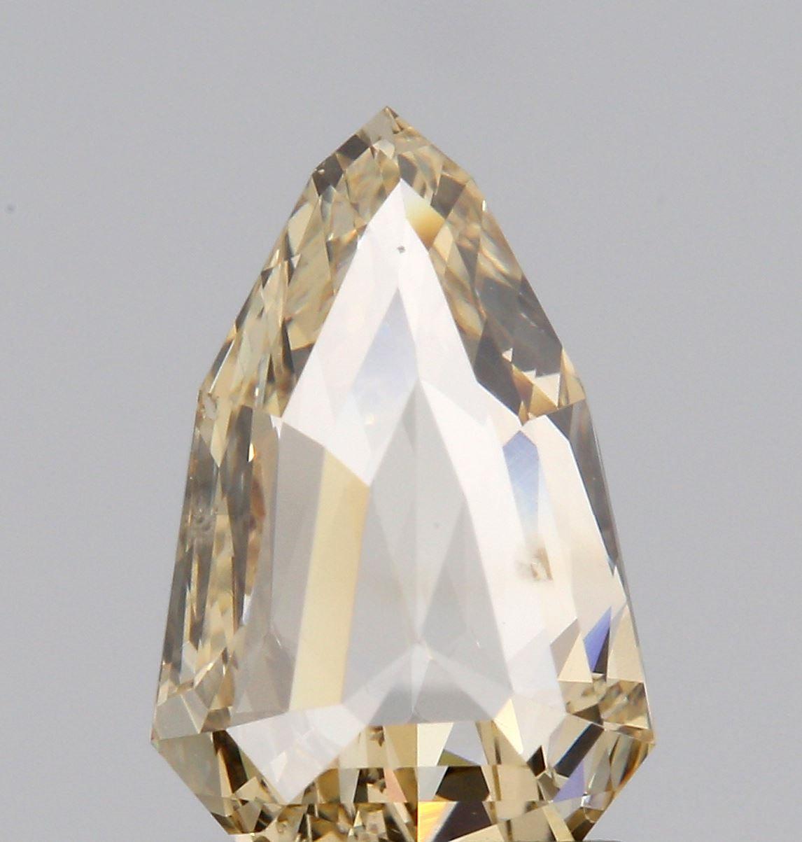 1.27ct | Champagne SI Cushion Shape Brilliant Cut Diamond-Modern Rustic Diamond