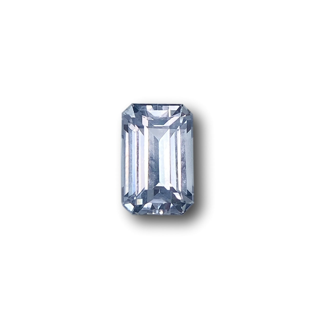 1.27ct | Emerald Cut Blue Sapphire-Modern Rustic Diamond
