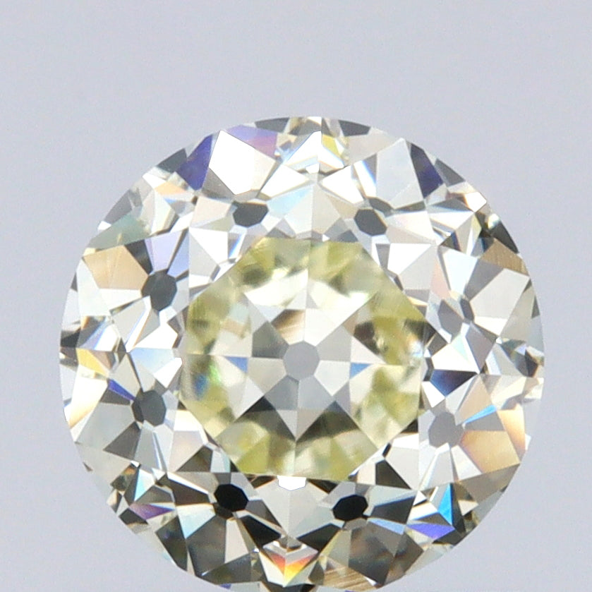 1.11ct | O-P/VVS1 Round Shape Old European Cut Diamond (GIA) - Modern Rustic Diamond