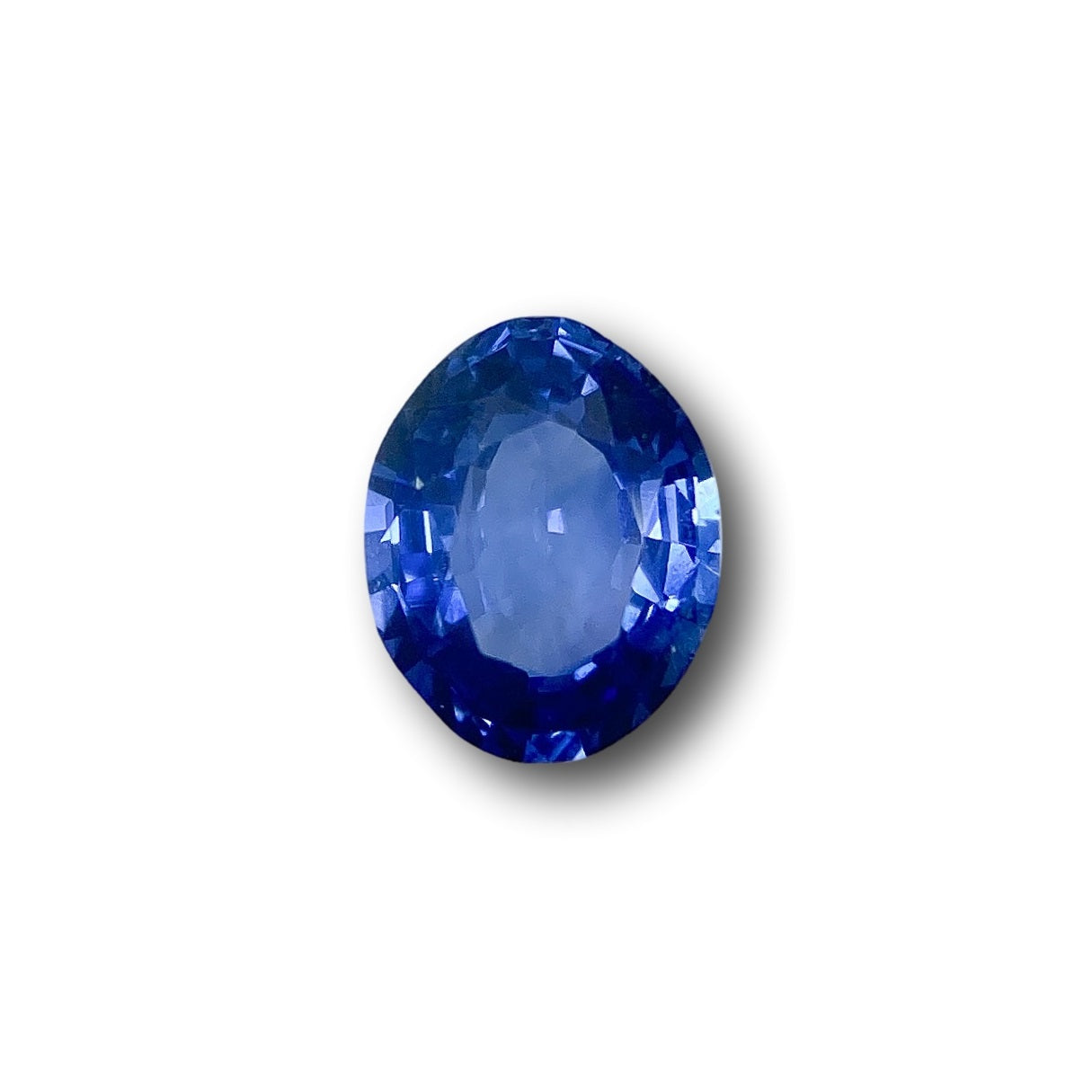 1.28ct | Brilliant Cut Oval Shape Blue Sapphire-Modern Rustic Diamond