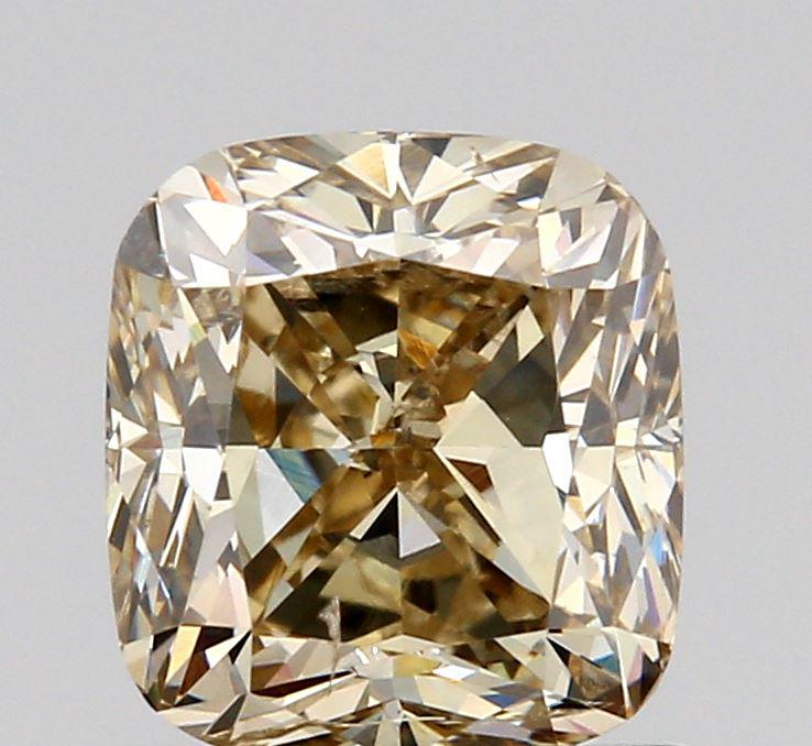 1.28ct | Champagne VS Cushion Shape Brilliant Cut Diamond-Modern Rustic Diamond