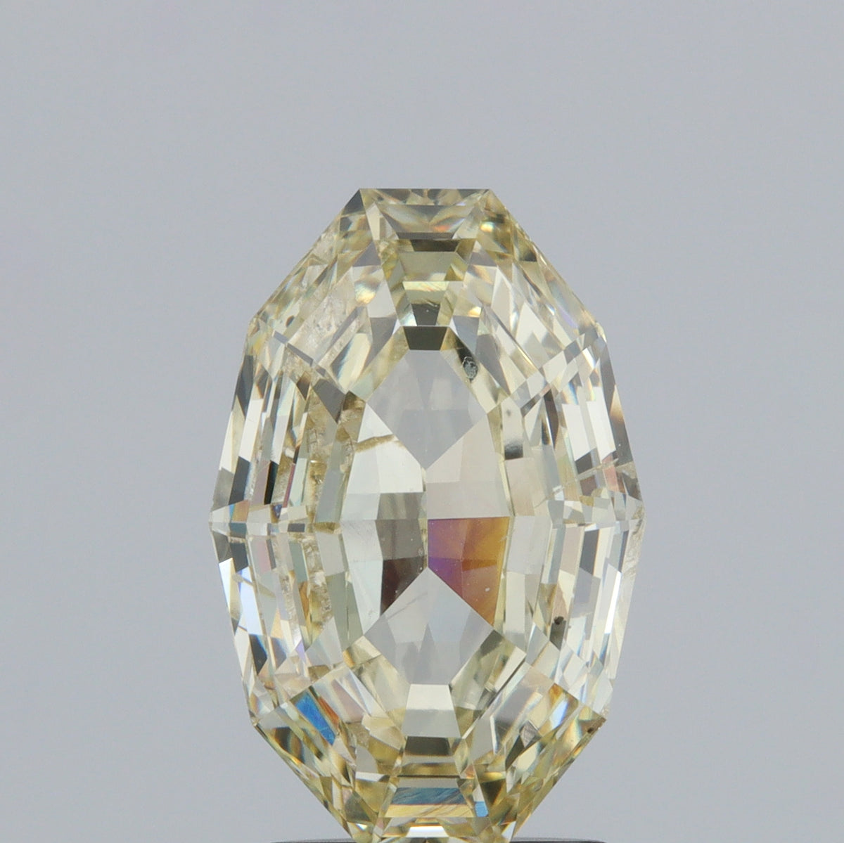 3.02ct | Yellow VS-SI Oval Shape Step Cut Diamond - Modern Rustic Diamond