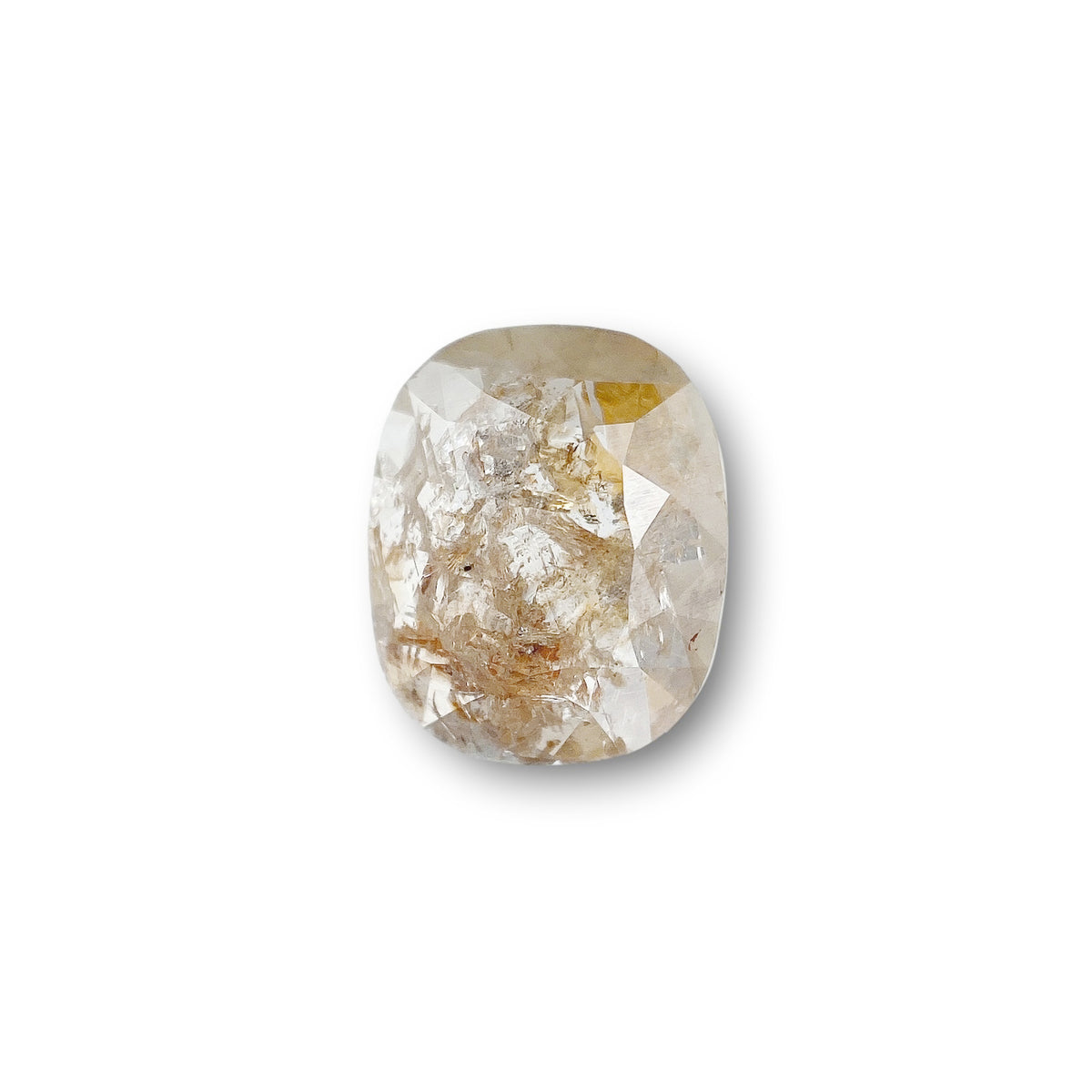 1.23ct | Rustic  Cushion Shape Rose Cut Diamond - Modern Rustic Diamond