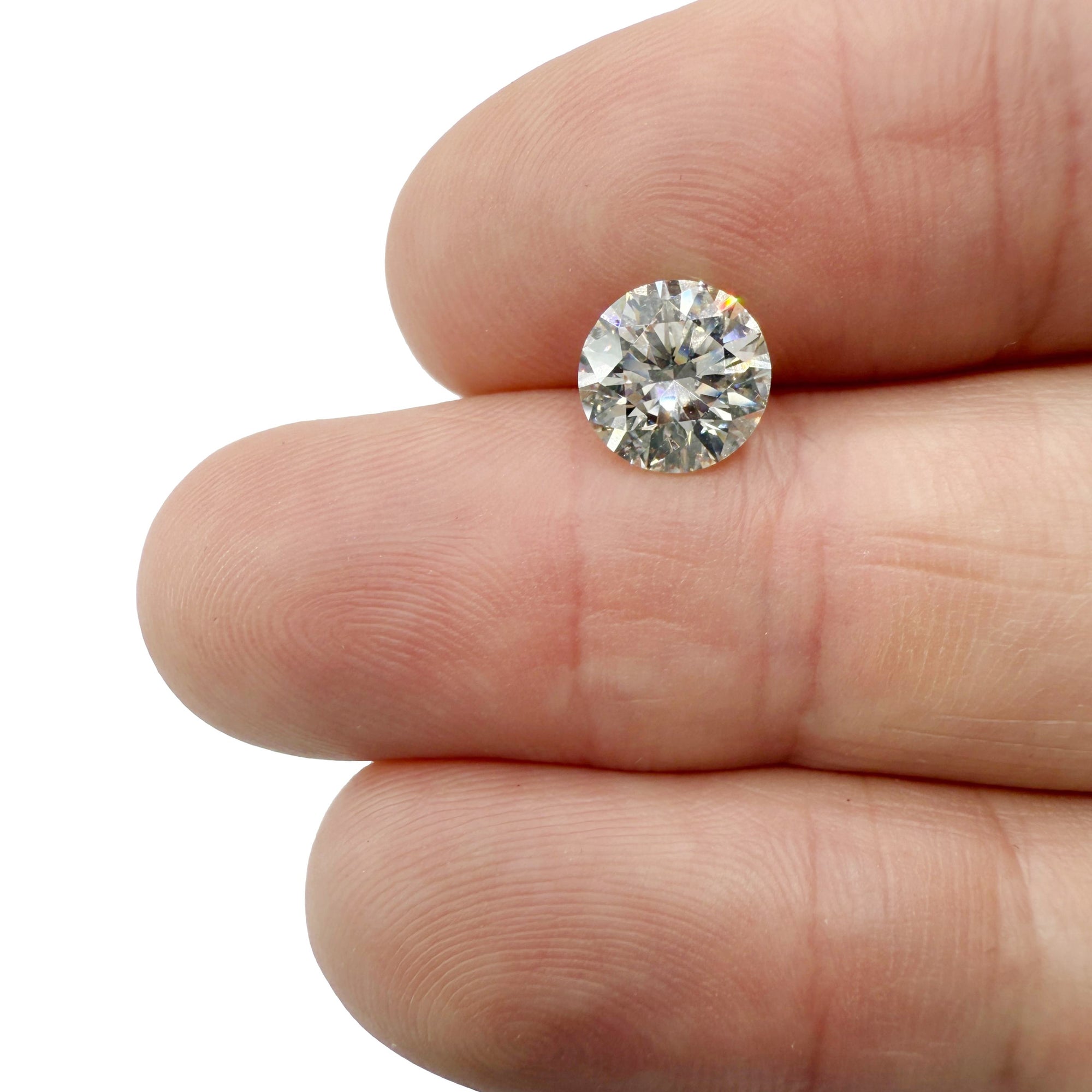 2.00ct | K/VS1 Round Shape Brilliant Cut Diamond (GIA) - Modern Rustic Diamond