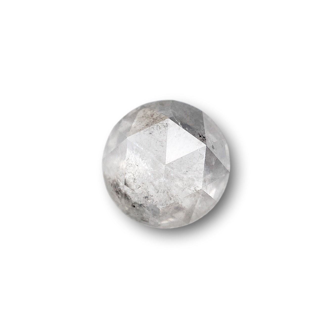 1.76ct | Rustic Round Shape Rose Cut Diamond - Modern Rustic Diamond