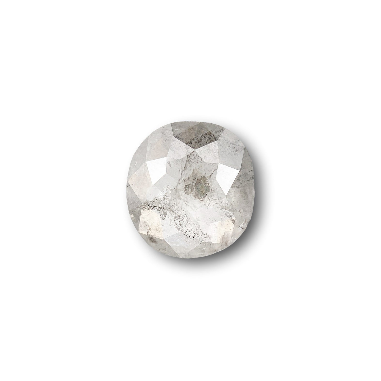 0.56ct | Rustic  Cushion Shape Rose Cut Diamond - Modern Rustic Diamond