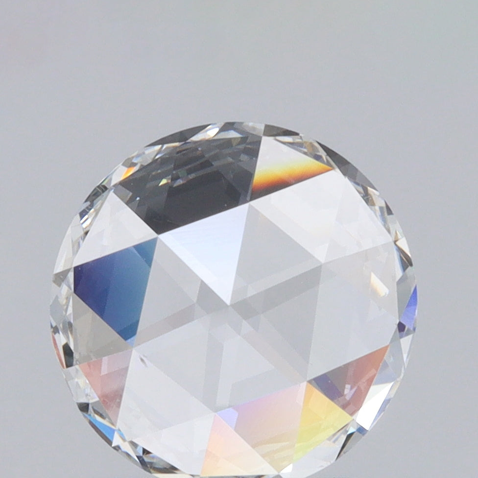 1.14ct | F/SI1 Round Shape Rose Cut Diamond (GIA) - Modern Rustic Diamond