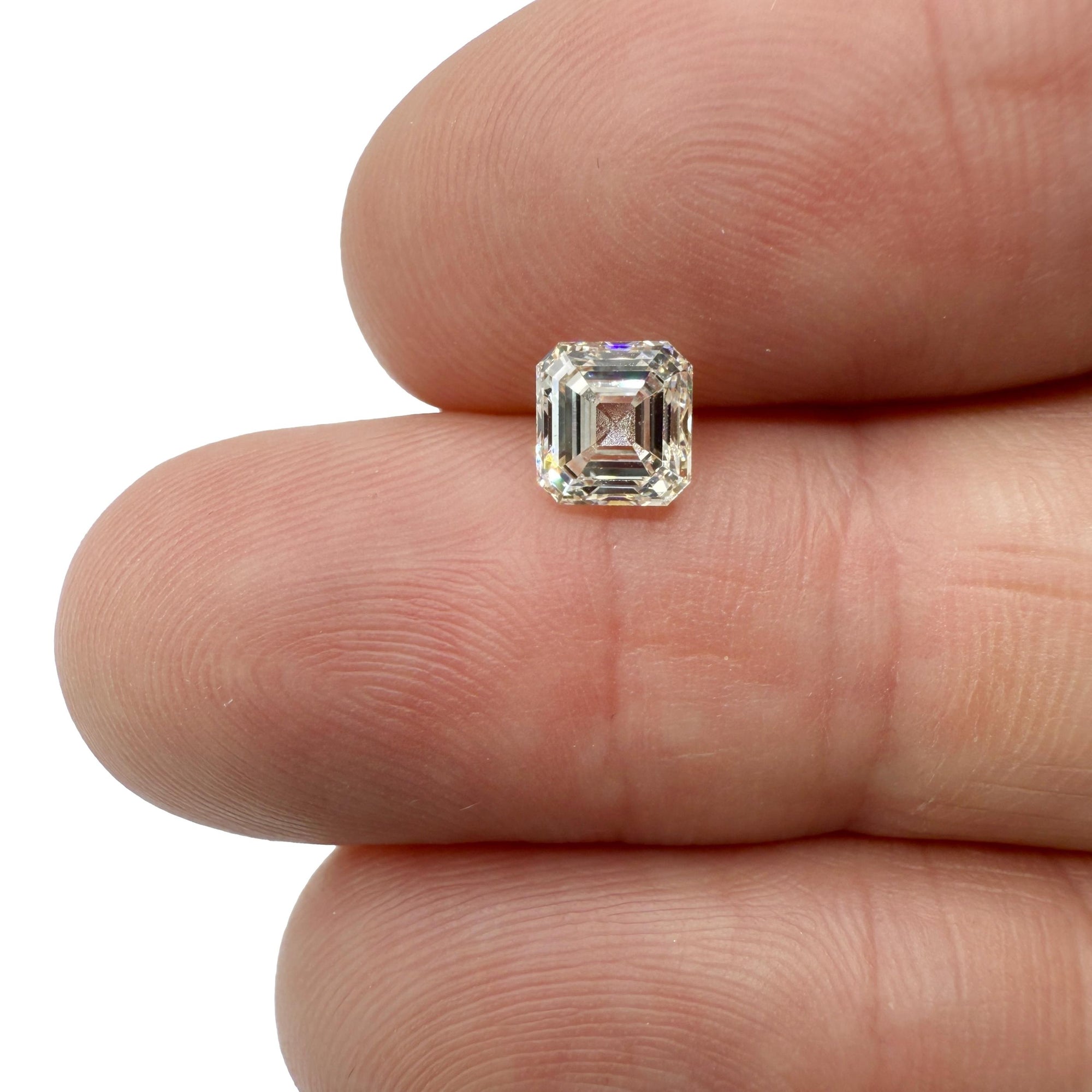 1.10ct | L/VVS2 Asscher Shape Step Cut Diamond (GIA) - Modern Rustic Diamond