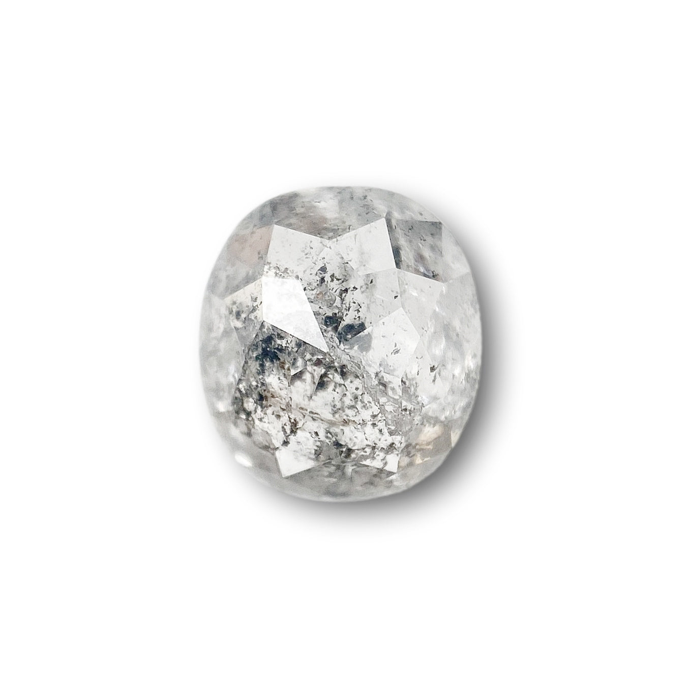 1.21ct | Rustic Oval Shape Rose Cut Diamond - Modern Rustic Diamond