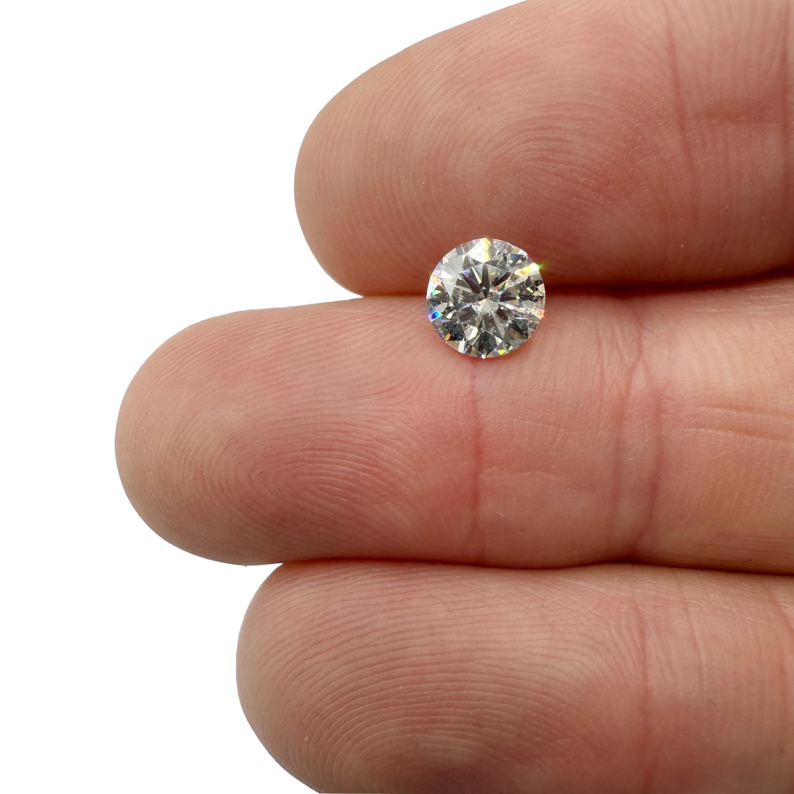 1.00ct | I/SI2 Round Shape Brilliant Cut Diamond (EGL USA) - Modern Rustic Diamond