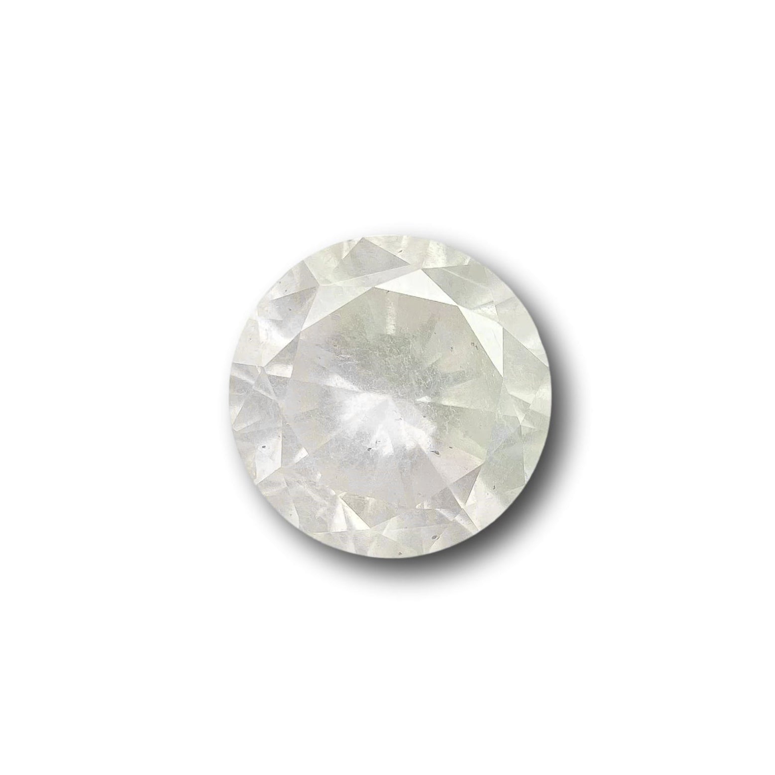 1.28ct | Salt & Pepper Round Shape Brilliant Cut Diamond - Modern Rustic Diamond