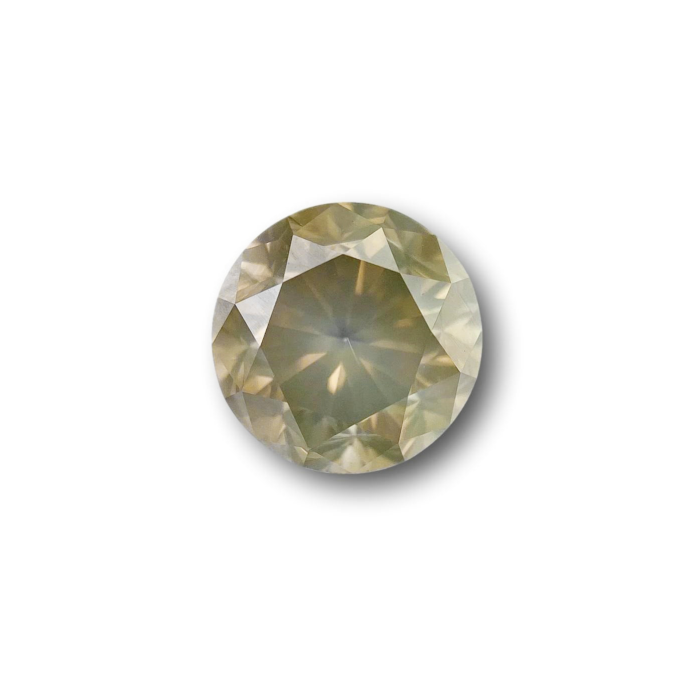 1.63ct | Salt & Pepper Round Shape Brilliant Cut Diamond - Modern Rustic Diamond