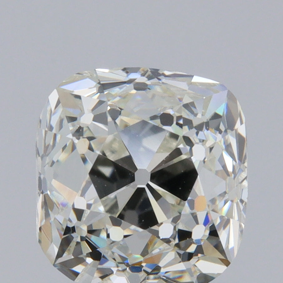 1.70ct | L/VS1 Cushion Shape Old Mine Cut Diamond (GIA) - Modern Rustic Diamond