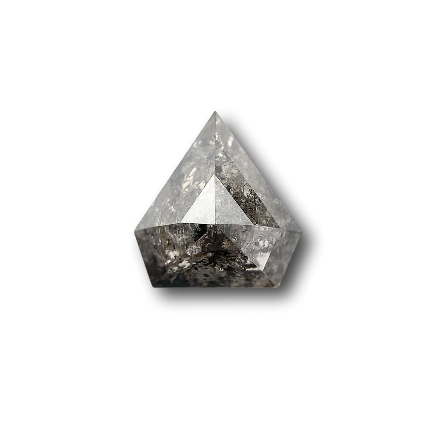 1.25ct | Rustic  Shield Shape Step Cut Diamond - Modern Rustic Diamond