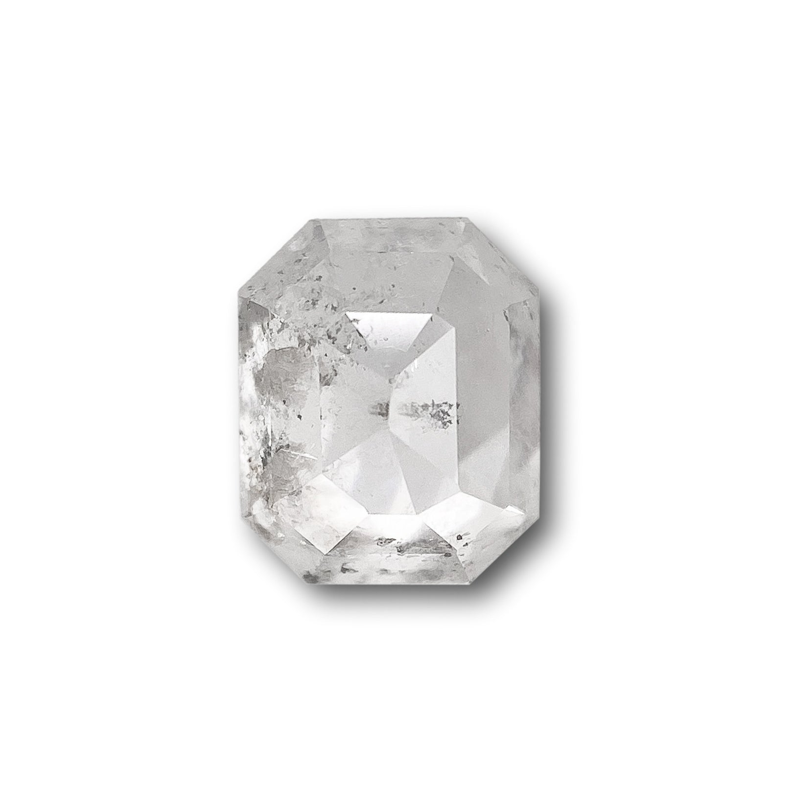 1.10ct | Rustic Emerald Shape Step Cut Diamond - Modern Rustic Diamond