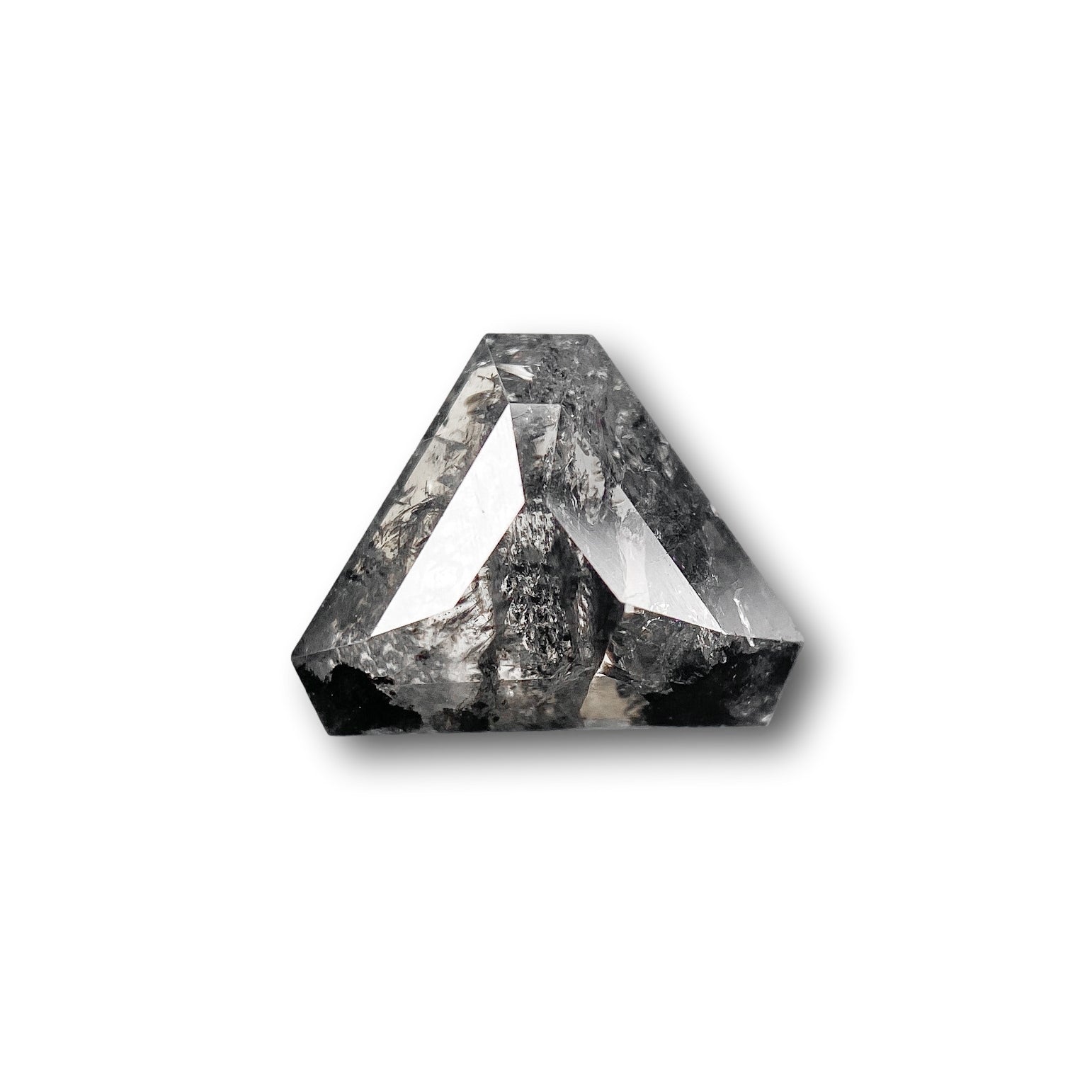 1.53ct | Rustic  Shield Shape Rose Cut Diamond - Modern Rustic Diamond