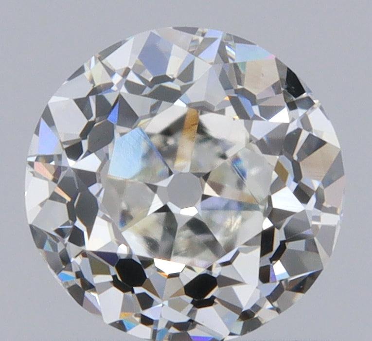 1.01ct | I/VS2 Round Shape Old European Cut Diamond (GIA) - Modern Rustic Diamond