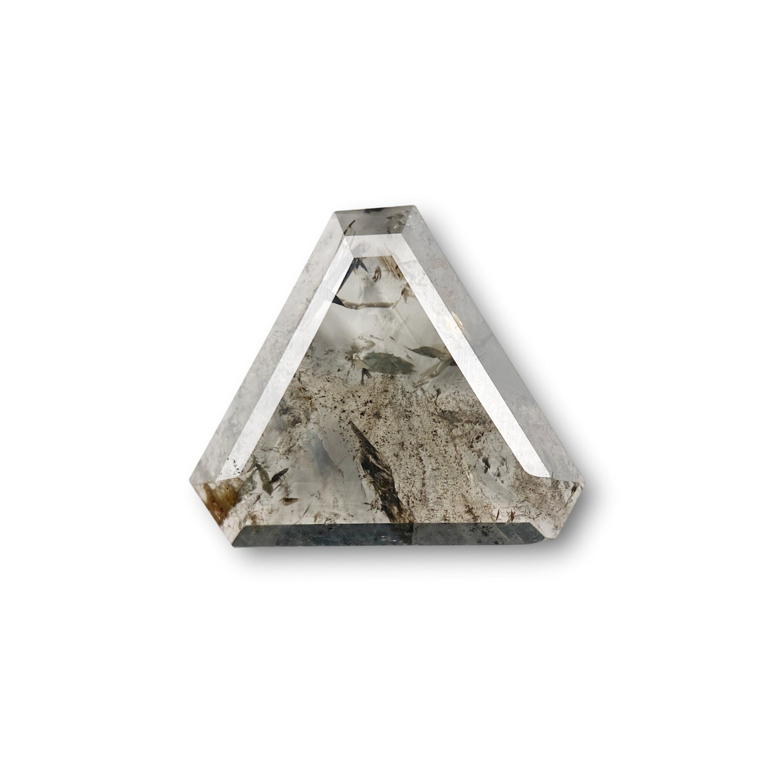 1.45ct | Rustic Shield Shape Rose Cut Diamond - Modern Rustic Diamond