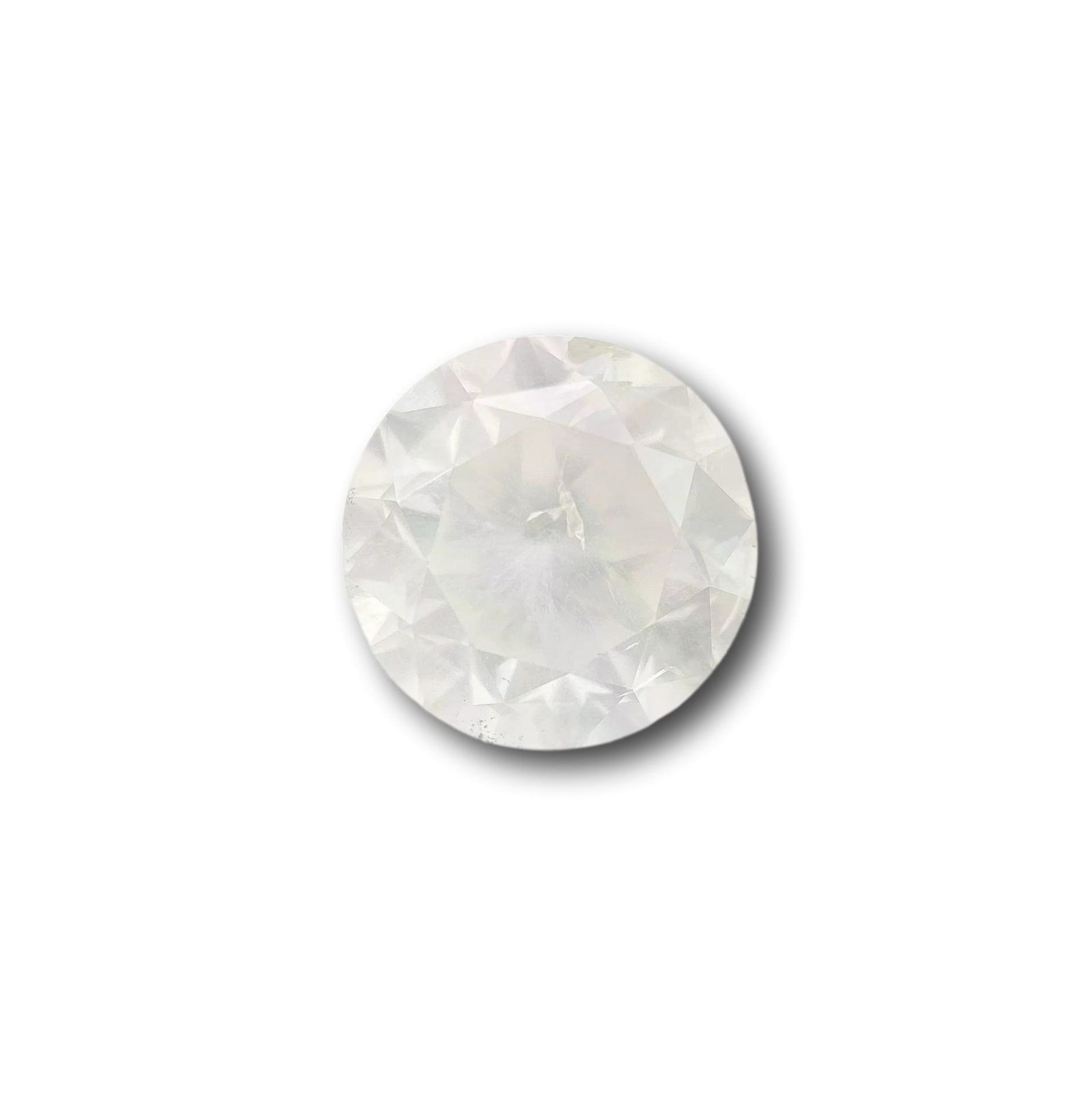 1.48ct | Salt & Pepper Round Shape Brilliant Cut Diamond - Modern Rustic Diamond