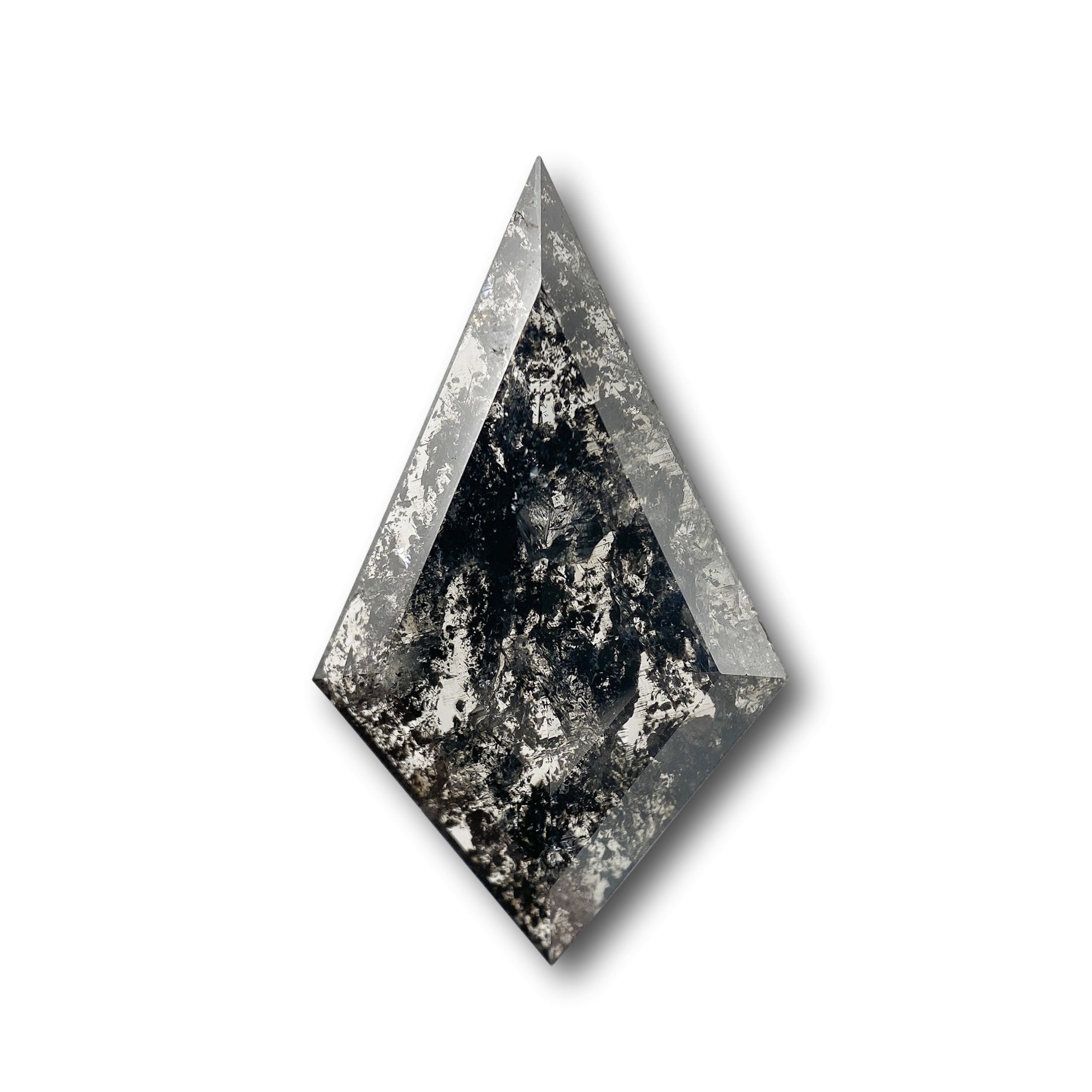 3.63ct | Rustic Kite Shape Rose Cut Diamond - Modern Rustic Diamond