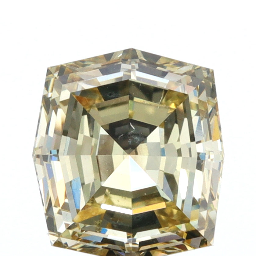 1.16ct | Yellow VS-SI Octagonal Shape Step Cut Diamond - Modern Rustic Diamond