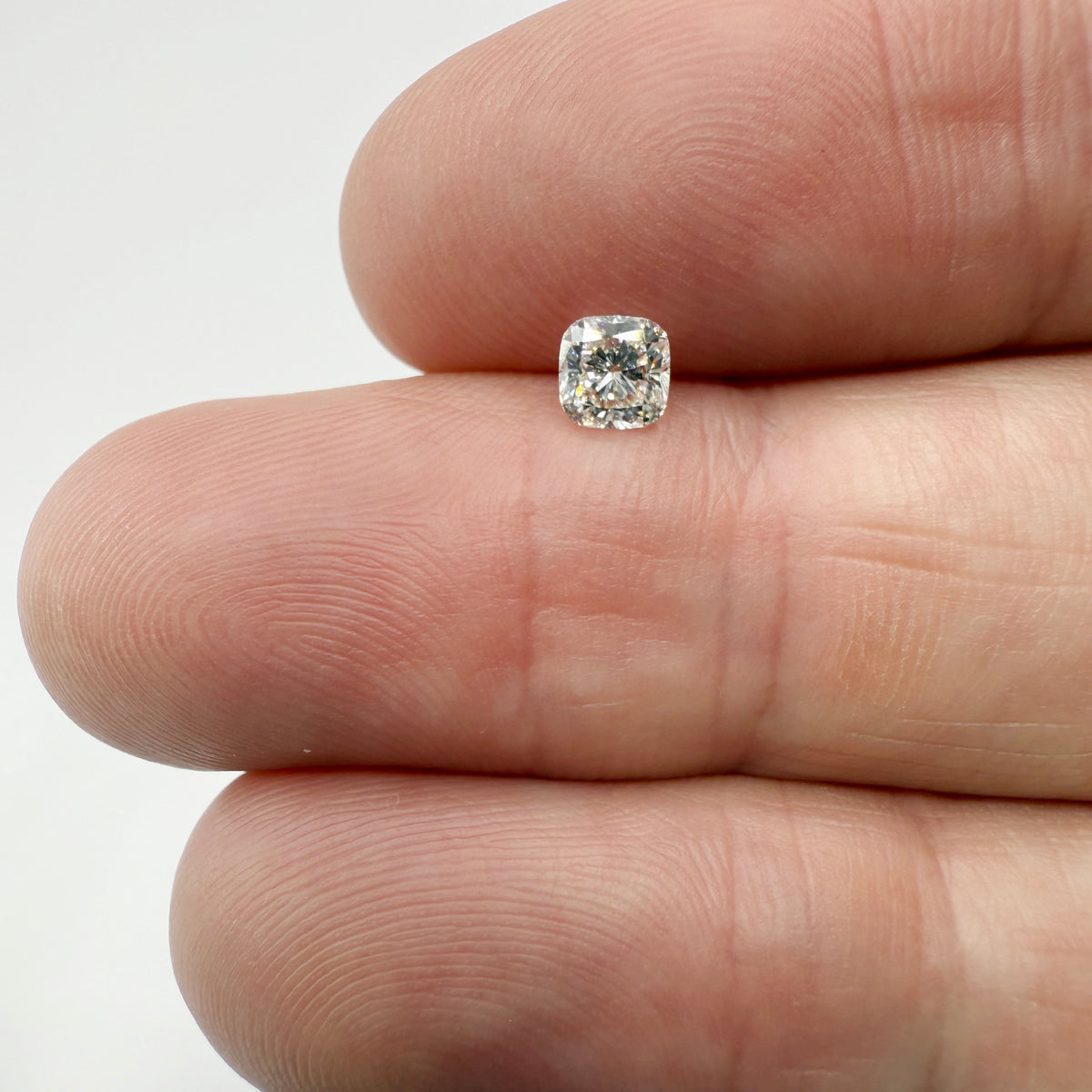 0.41ct | G/VVS2 Cushion Shape Brilliant Cut Diamond (GIA) - Modern Rustic Diamond