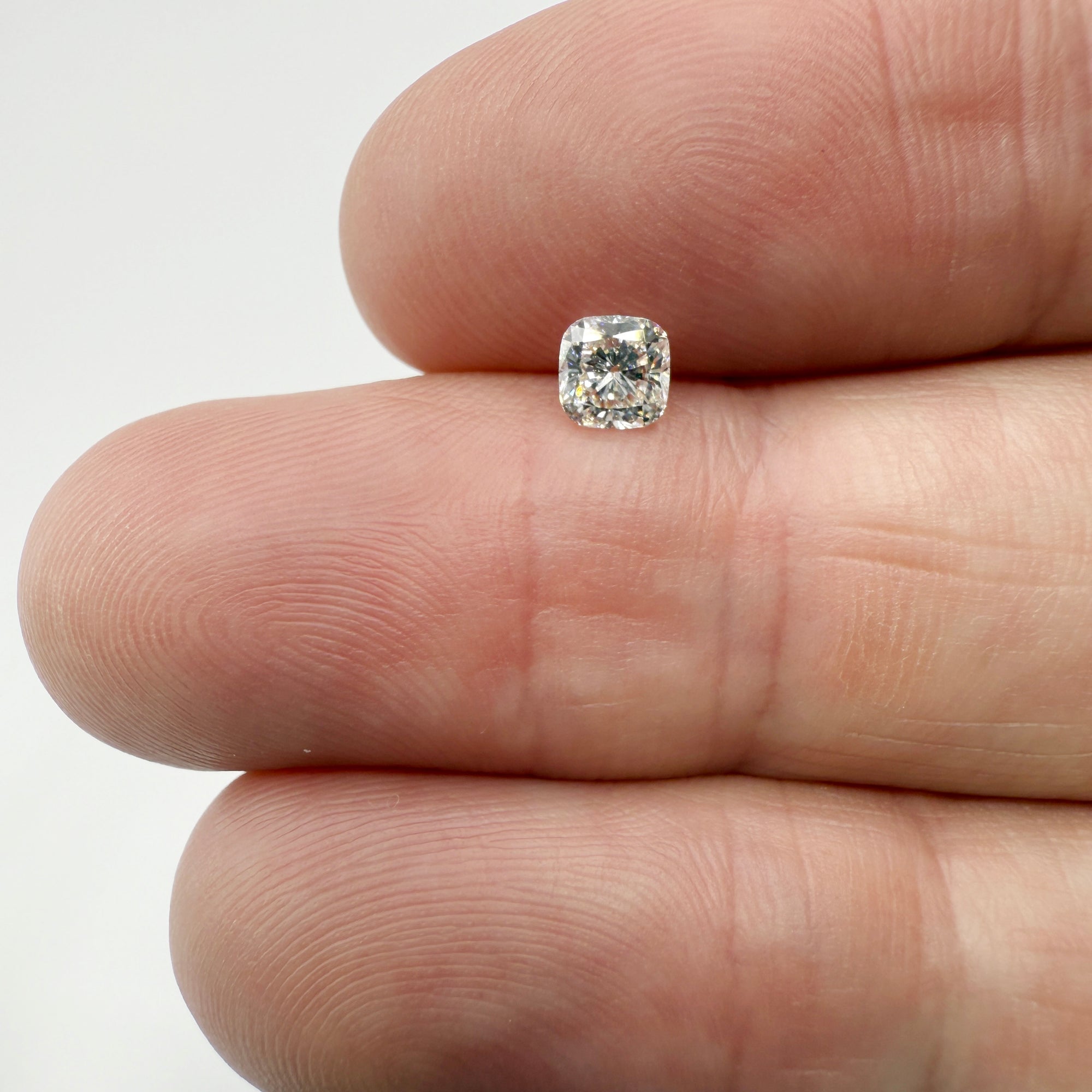 0.41ct | G/VVS2 Cushion Shape Brilliant Cut Diamond (GIA) - Modern Rustic Diamond