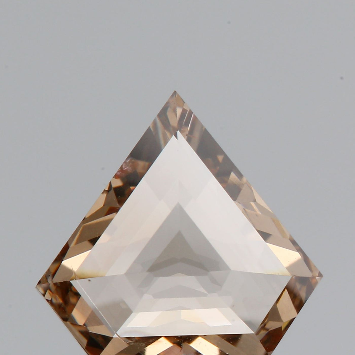 1.72ct | Champagne SI Shield Shape Rose Cut Diamond - Modern Rustic Diamond