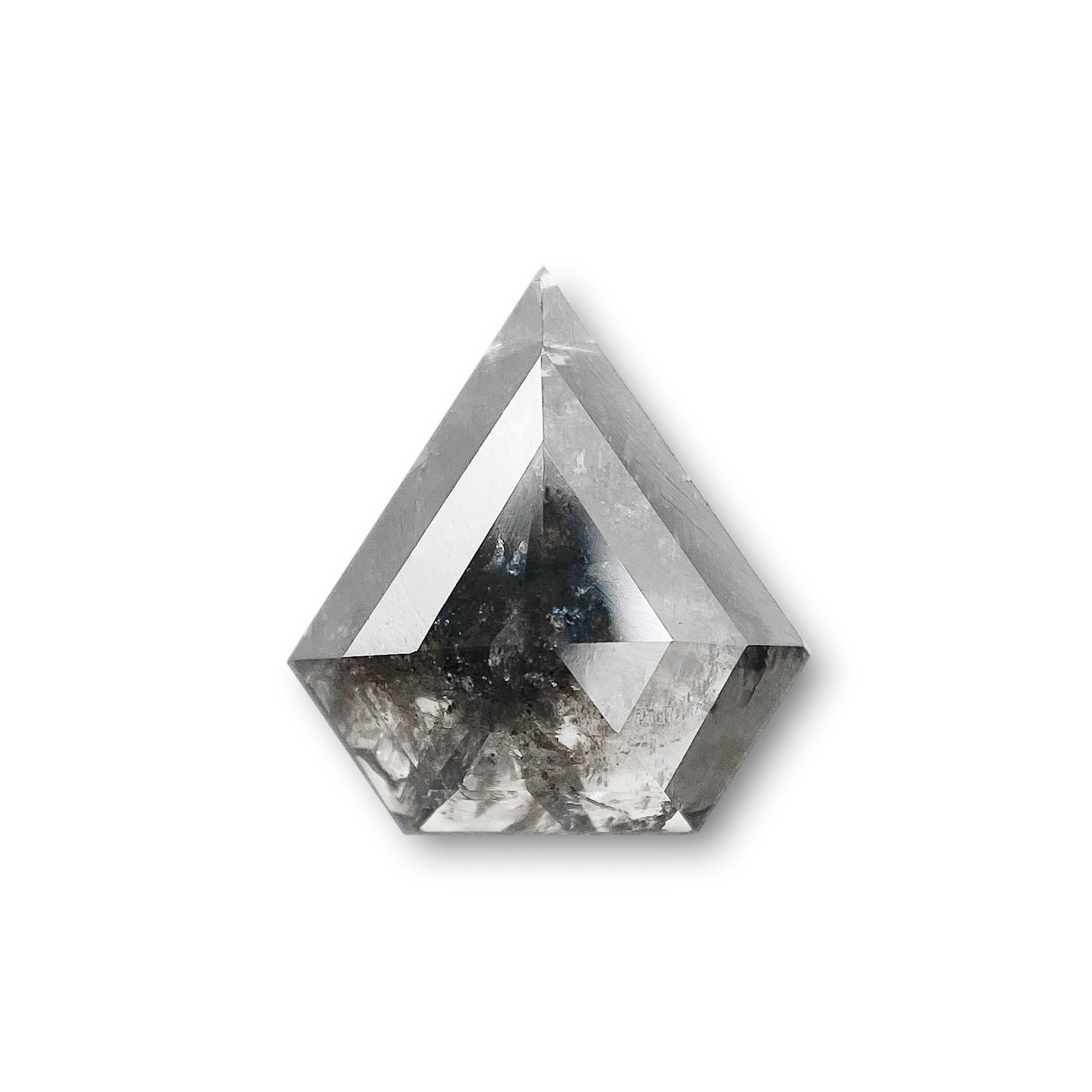 1.85ct | Rustic  Shield Shape Step Cut Diamond - Modern Rustic Diamond