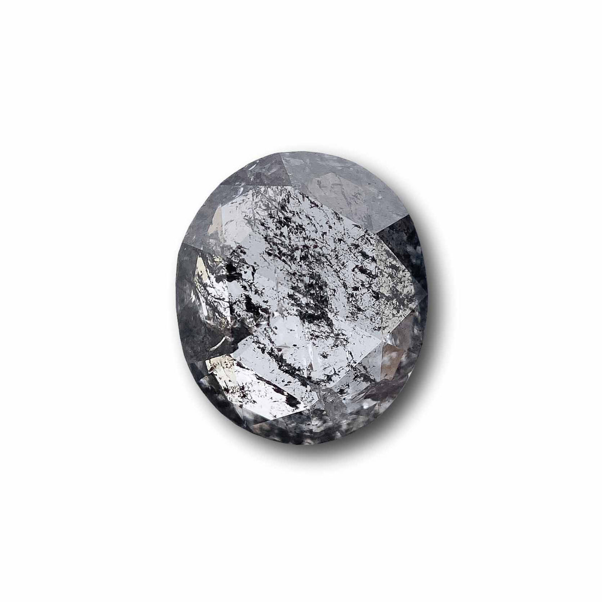 1.44ct | Rustic Oval Shape Rose Cut Diamond - Modern Rustic Diamond
