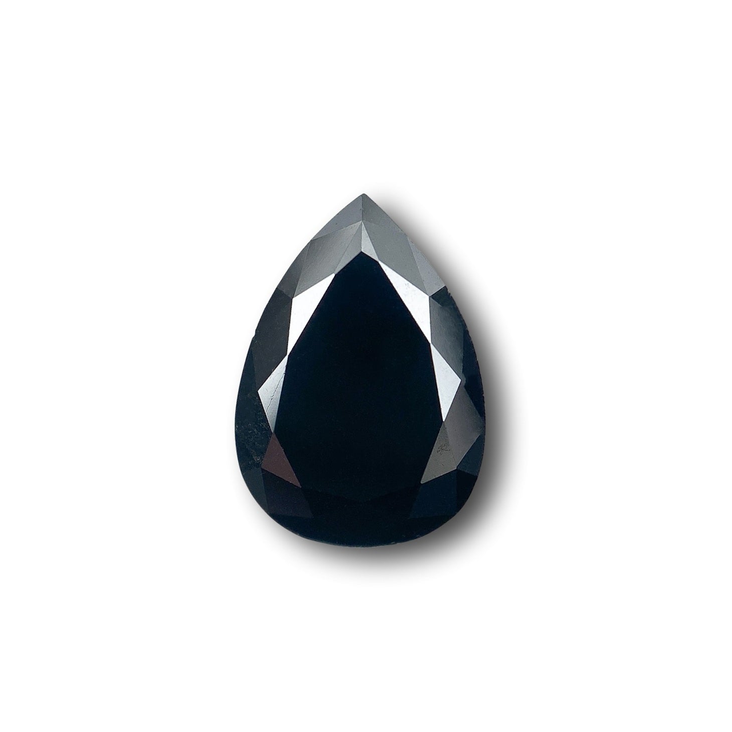 1.16ct | Black Pear Shape Brilliant Cut Diamond - Modern Rustic Diamond