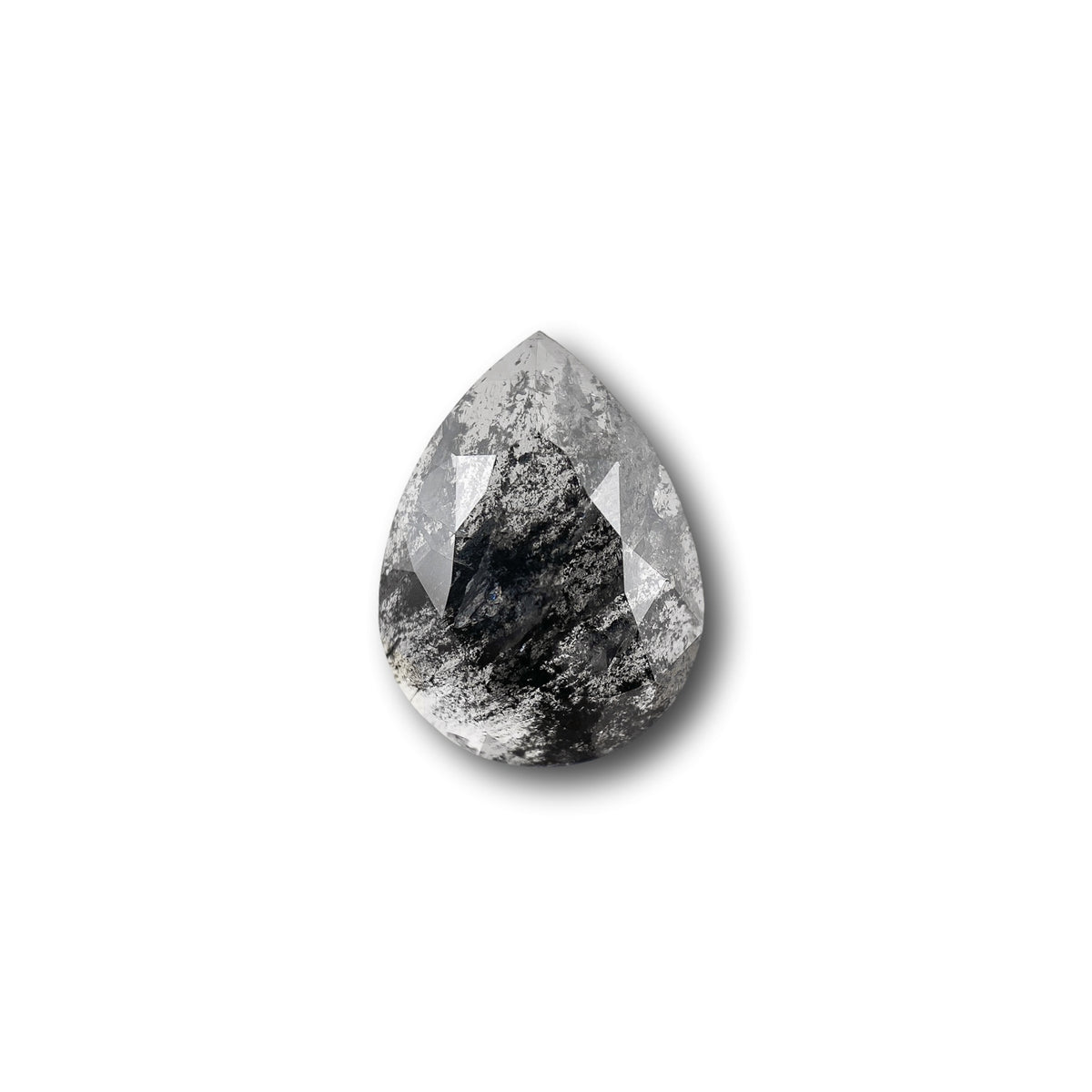 1.82ct | Rustic  Pear Shape Rose Cut Diamond - Modern Rustic Diamond