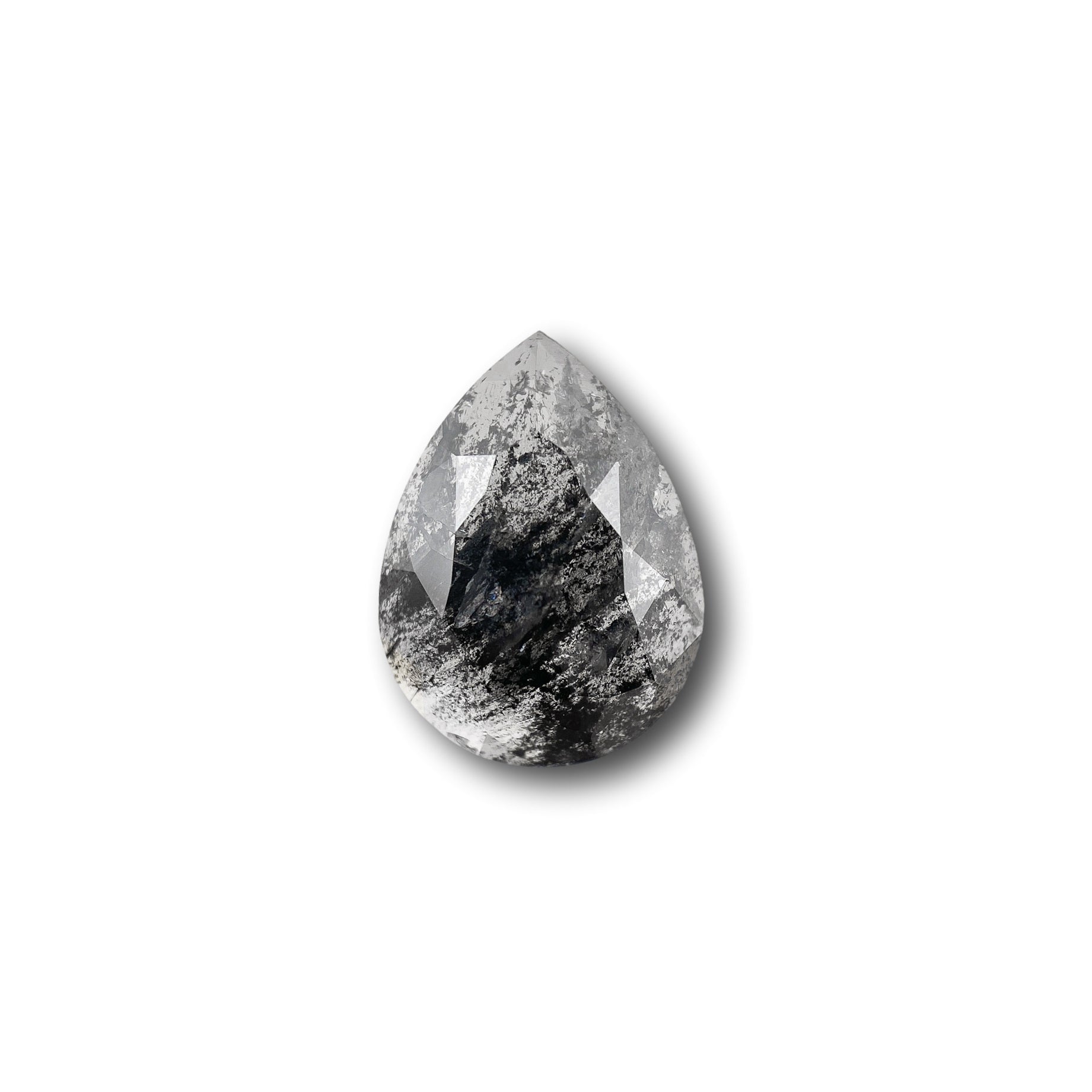 1.82ct | Rustic  Pear Shape Rose Cut Diamond - Modern Rustic Diamond