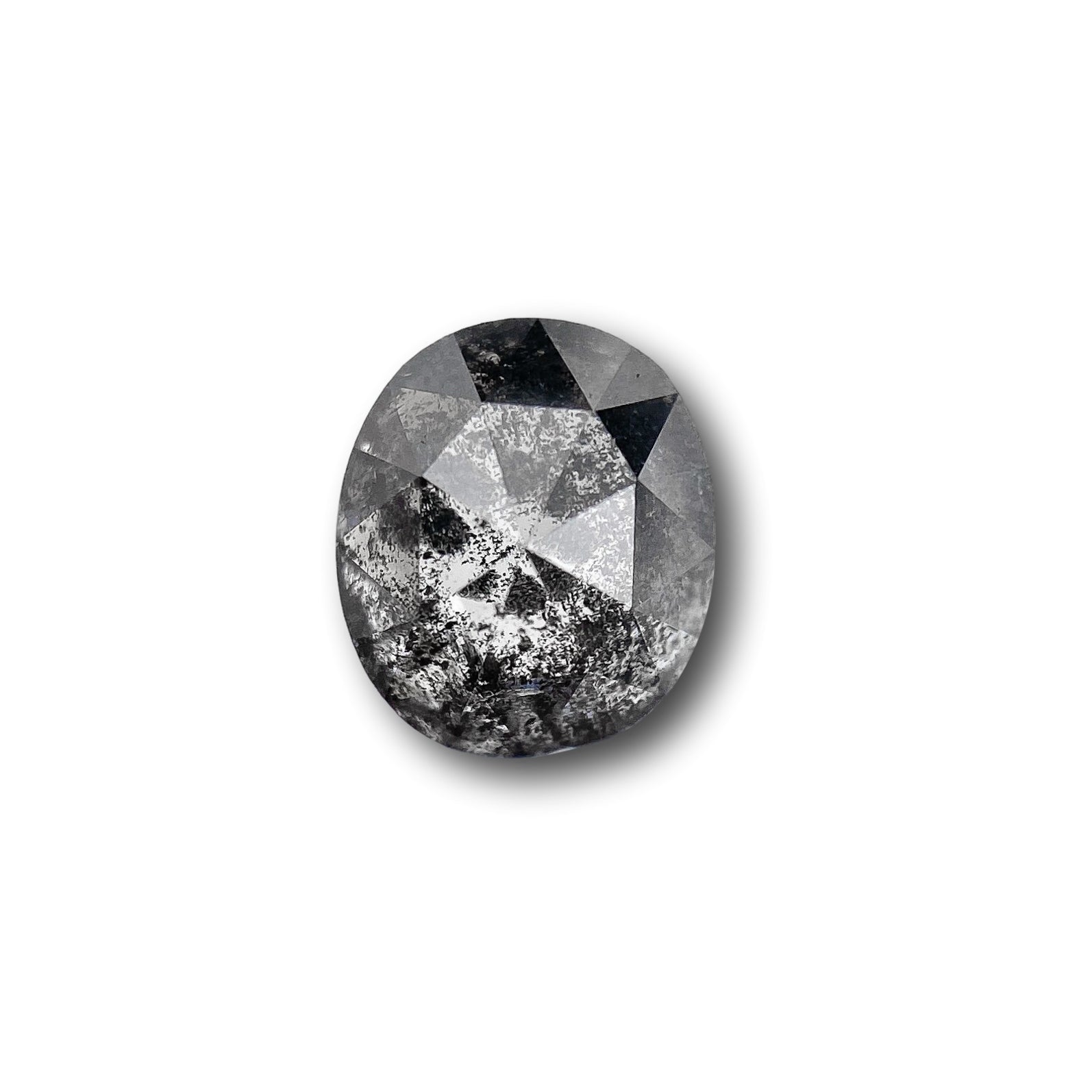 0.97ct | Rustic  Cushion Shape Rose Cut Diamond - Modern Rustic Diamond